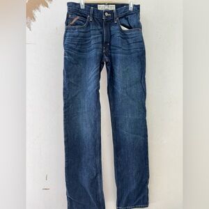 Ariat M4 legacy relaxed boot cut Men's Blue Jeans 30/36 (measures 33X38)